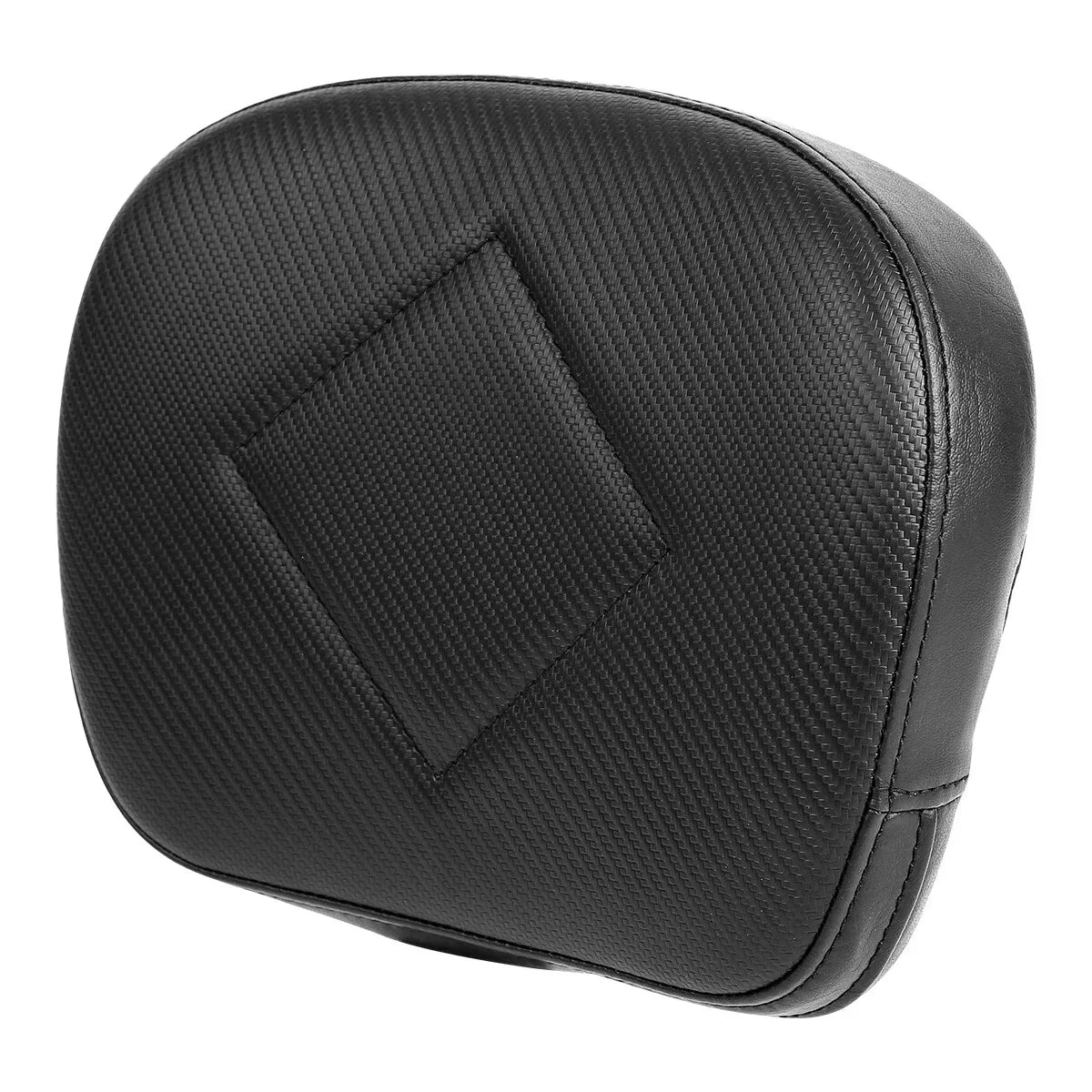 Black Rear Passenger Backrest Pad for Harley Street Electra Road King Glide