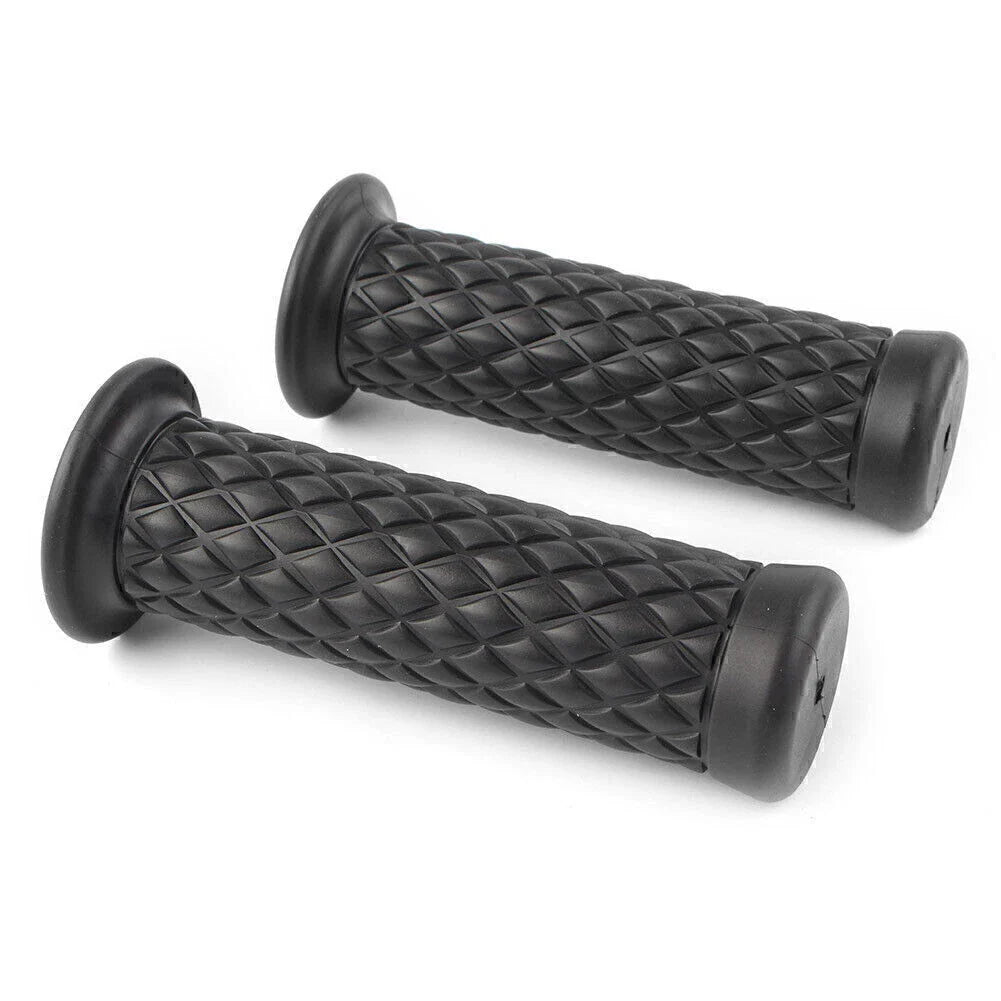 7/8" Rubber Handlebar Grips for Motorcycle Universal