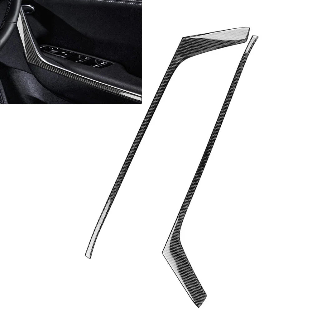 Interior Door Armrest Handle Cover Trim for Kia Stinger (2018-2023) Black