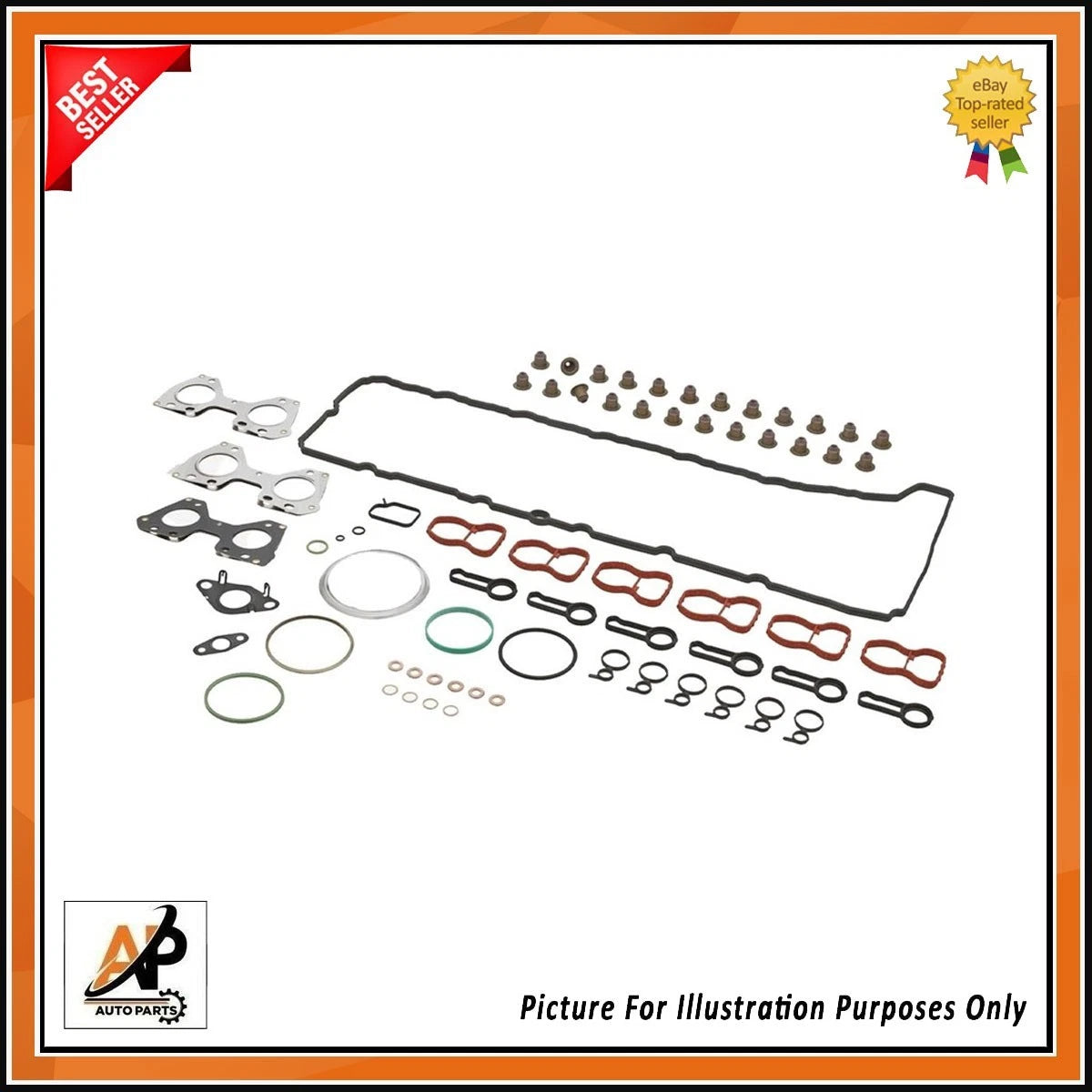 Engine Crankshaft Forged Heavy Duty with Rebuild Kit for BMW 3.0 N57 (2010–2020)