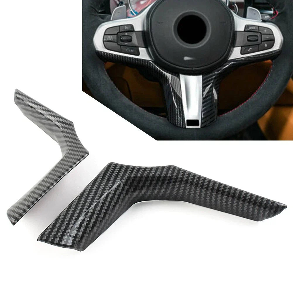 Carbon Fiber Steering Wheel Cover for BMW 3 Series G20 (2019-2021)