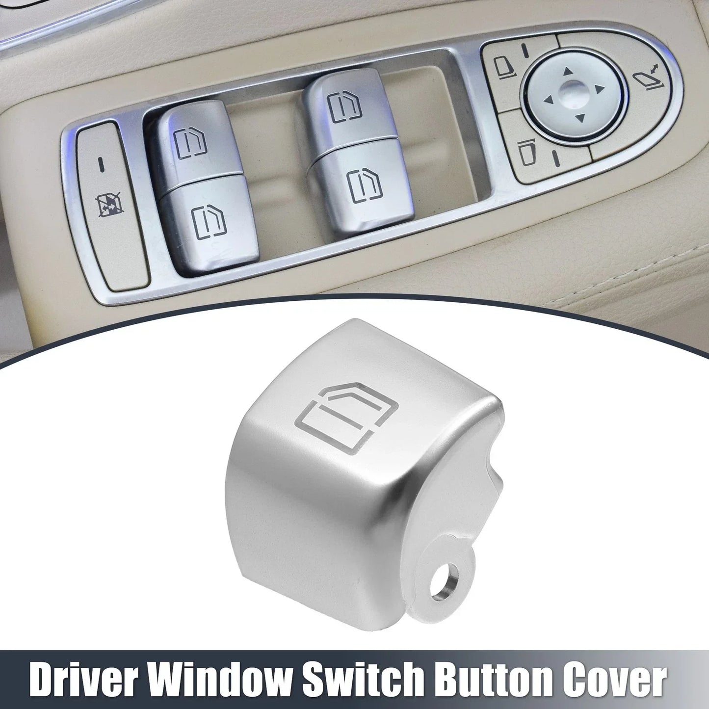 Front Right Window Glass Lift Switch Cover for Mercedes-Benz C300 C63 (2008-2015)