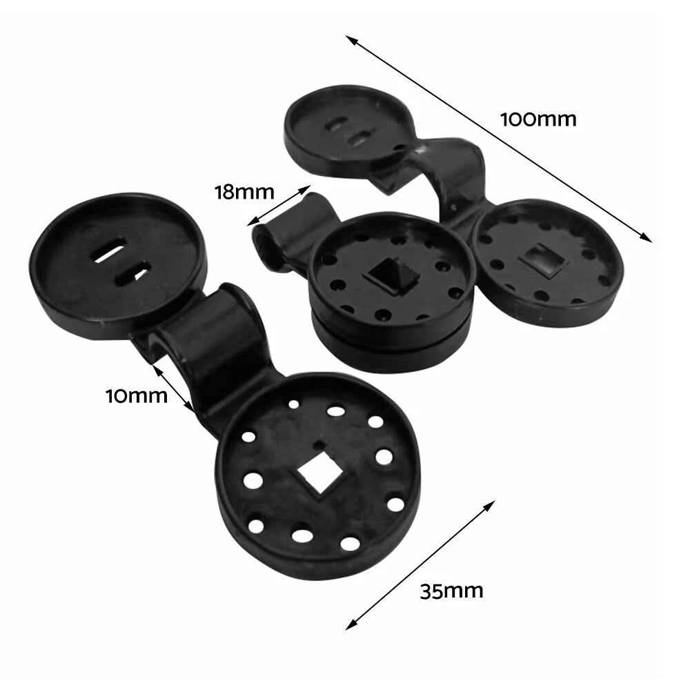 50PCS Heavy Duty Windproof Awning Clamp Grip for Shade Cloth