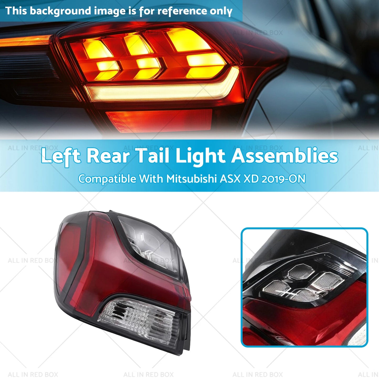 Rear Tail Light Left Lamp for Mitsubishi ASX XD (2019-2023)