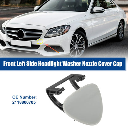 Front Left Headlight Washer Nozzle Cover for Mercedes-Benz (2010-2015)