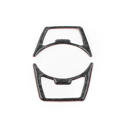 LHD Headlight Switch Cover Trim for Mustang 2015-2019 Carbon Fiber