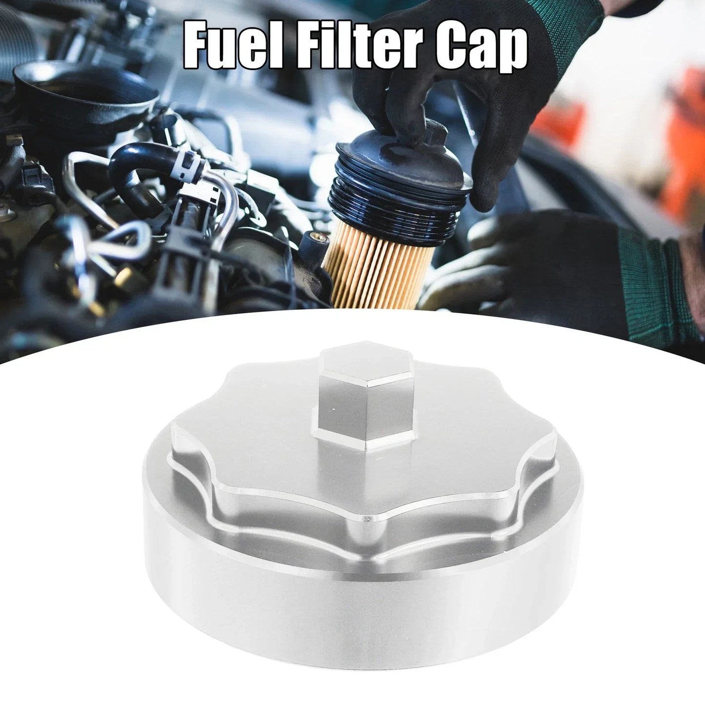 Fuel Filter Housing Cap Cover for Dodge Ram 2500 3500 (2010-2020)