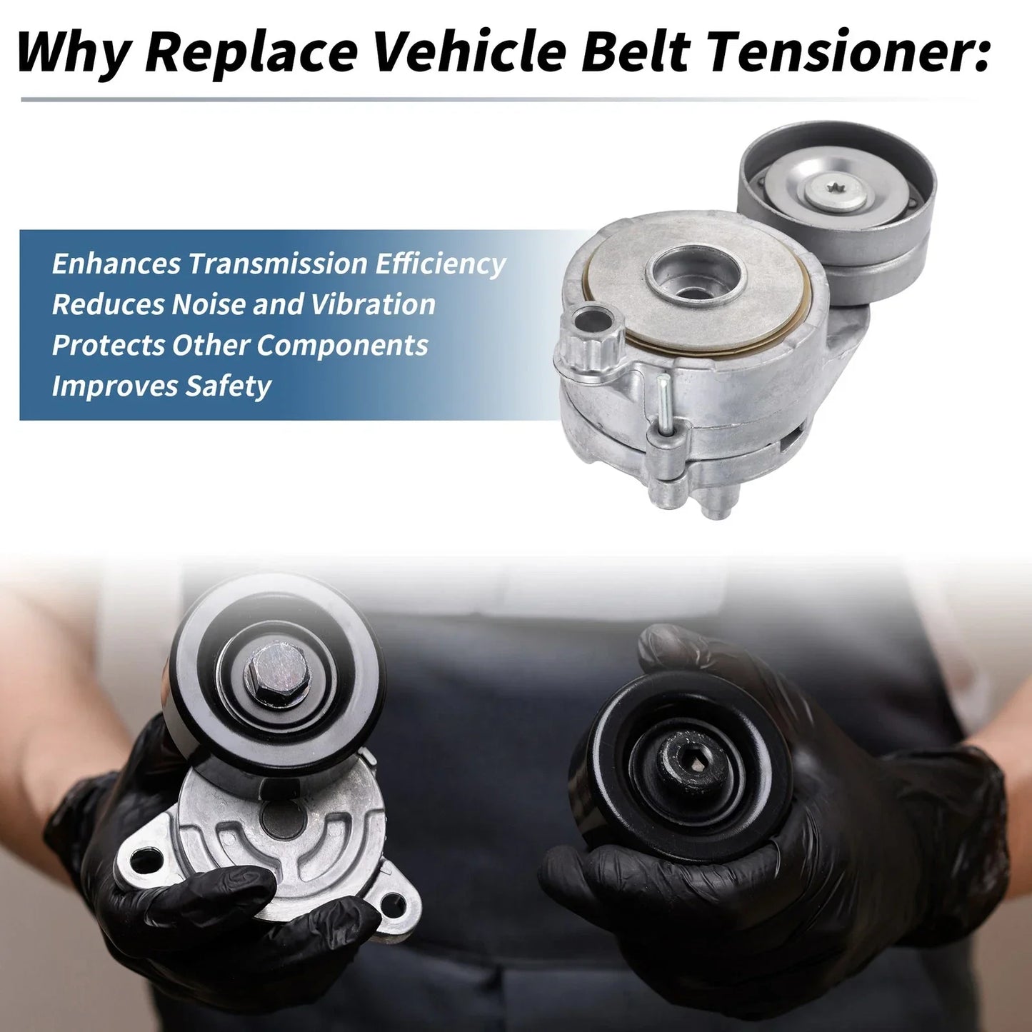 Belt Tensioner for Mercedes-Benz C-Class C 350 CDI (2011-2014)