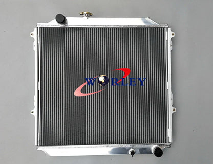 Aluminum Radiator for Toyota Hilux Surf KZN185 1996-2002 3.0L Diesel
