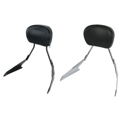 Black/Chrome Sissy Bar Backrest Pad for Suzuki Boulevard M109RZ (2006 - 2023)