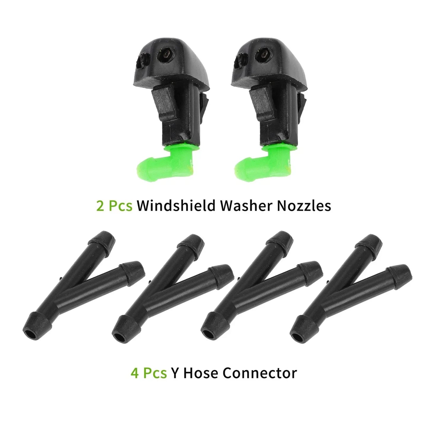 Windshield Washer Nozzle & Hose Connector for Honda (2001-2005)