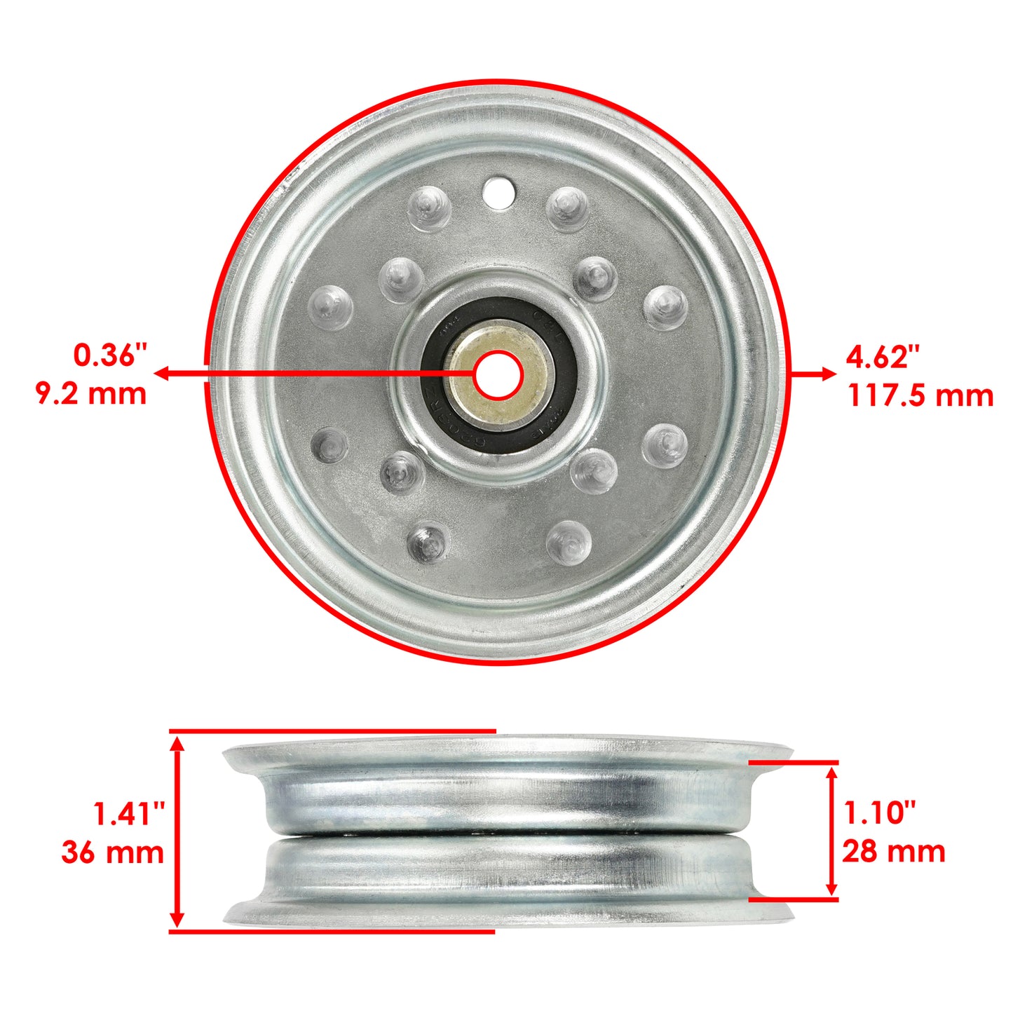 Deck Pulley Replacement for Snapper ZT 21548 ZT 21552 ZT 2348 (2012–2018)