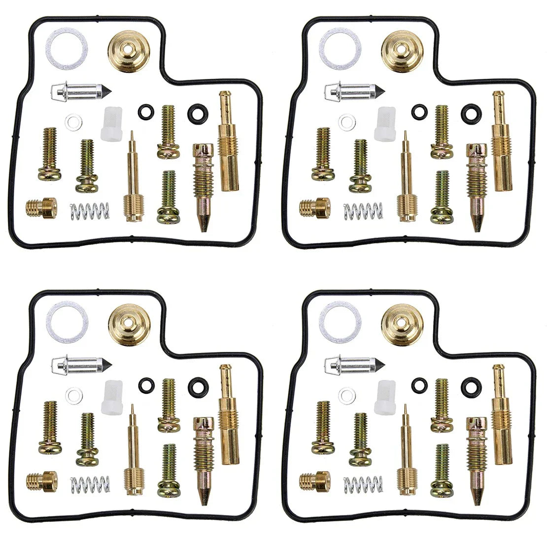 4 x Carburetor Repair Kit for Honda NT650 Hawk GT650 (1988-1991)