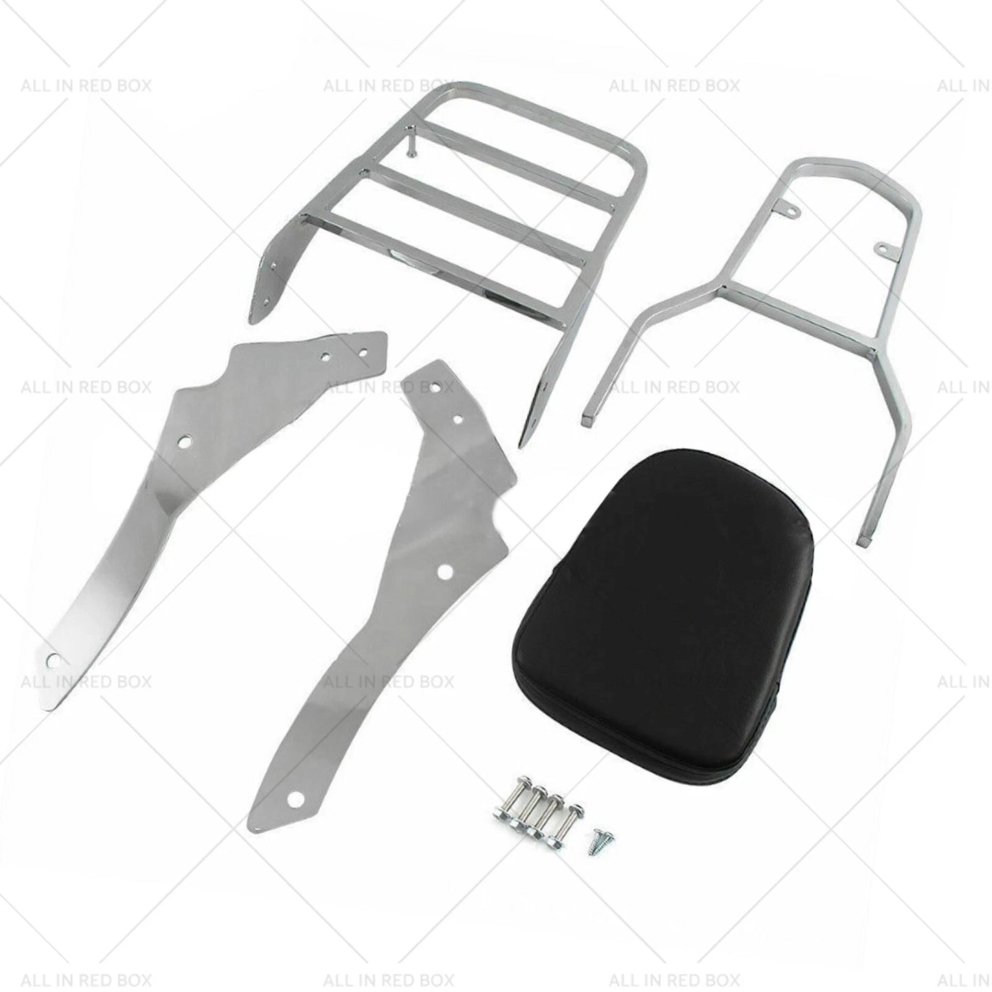 Backrest Sissy Bar Luggage Rack for Yamaha V-Star 650 Custom (2003-2011)