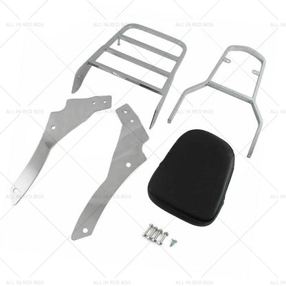 Backrest Sissy Bar Luggage Rack for Yamaha V-Star 650 Custom (2003-2011)