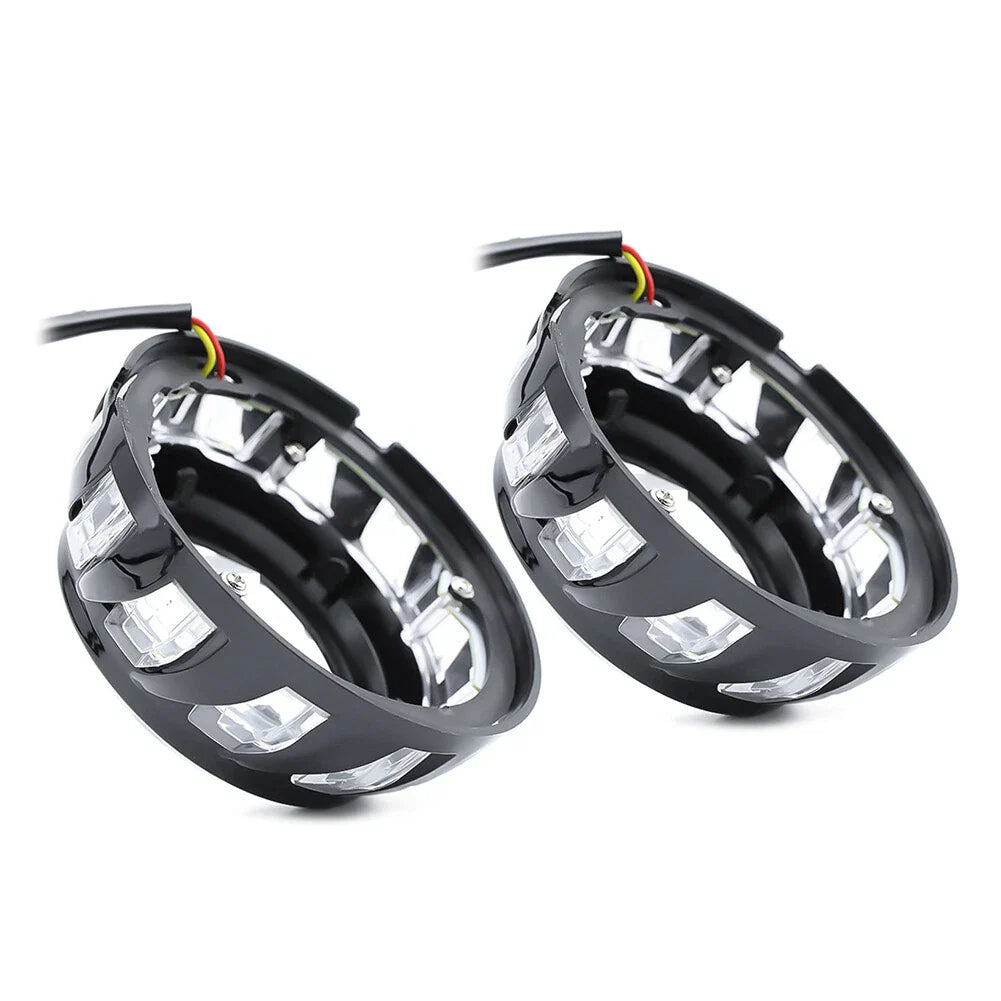 3 Inch Projector Lens Angel Demon Eyes Headlight DRL Lamp