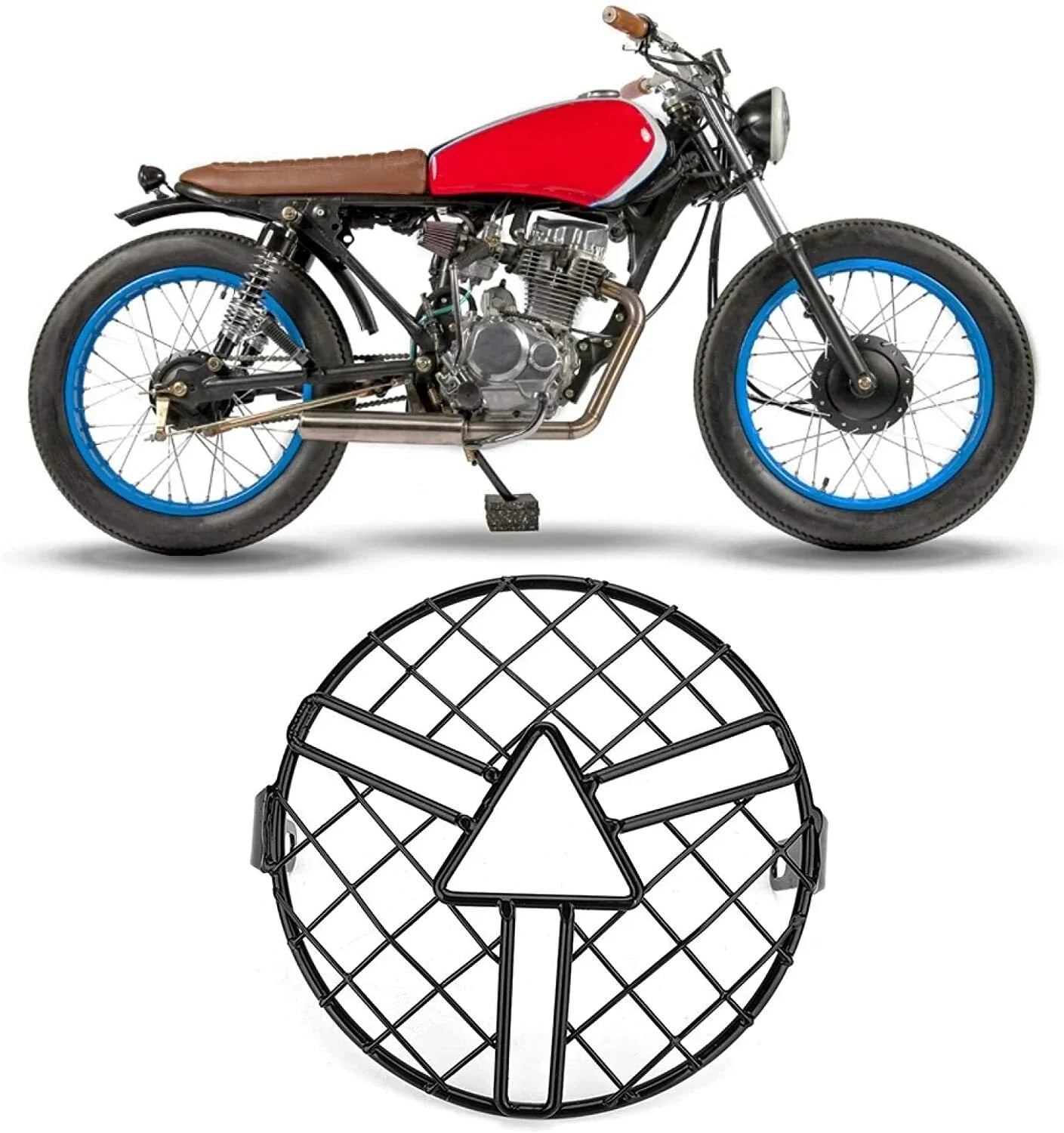 6.5'' Motorcycle Headlight Grill Cover for CG125 GN125