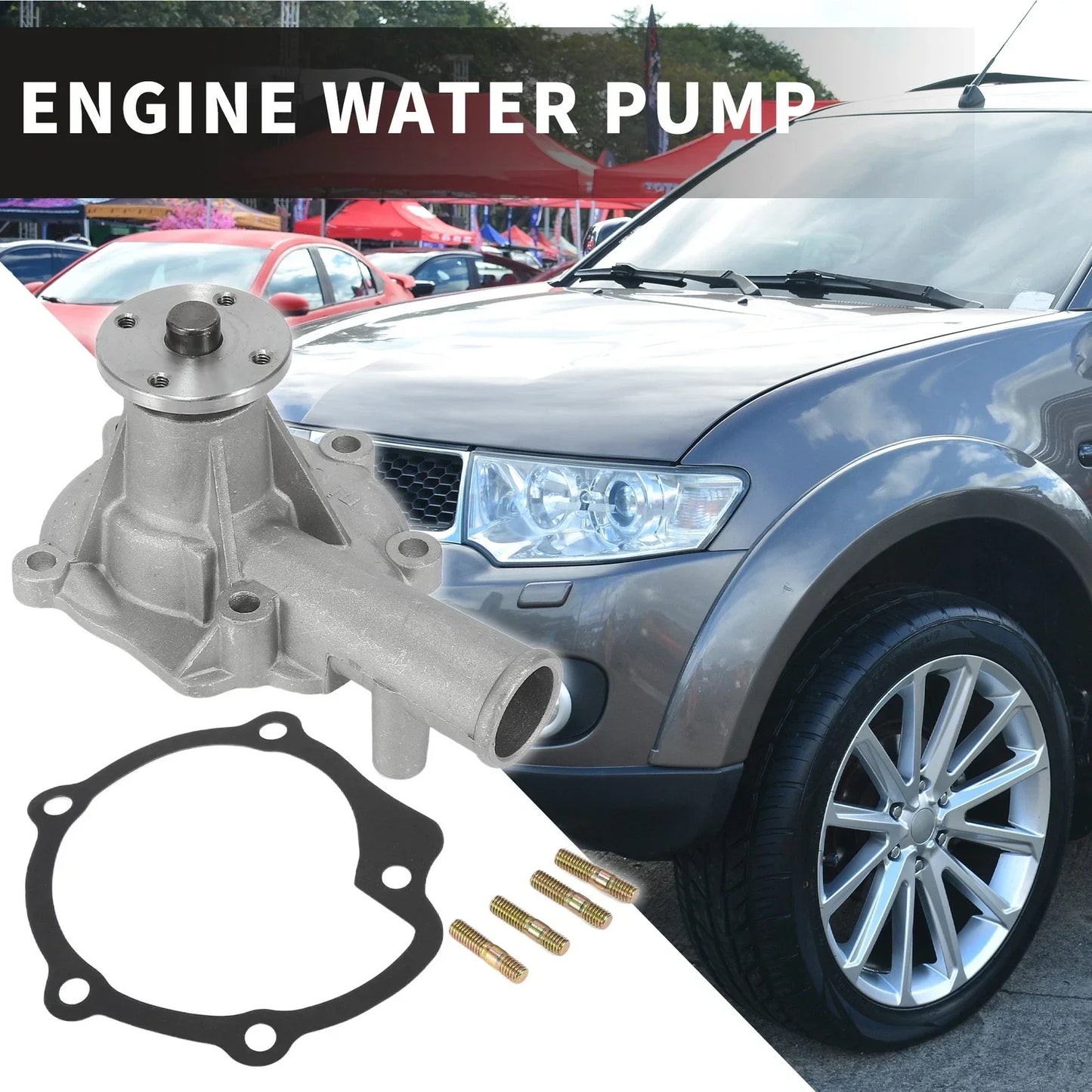 Water Pump with Gasket Kit for Dodge Challenger Conquest (1983-1989)