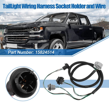 Tail Lamp Holder & Wiring Harness for Chevrolet Silverado