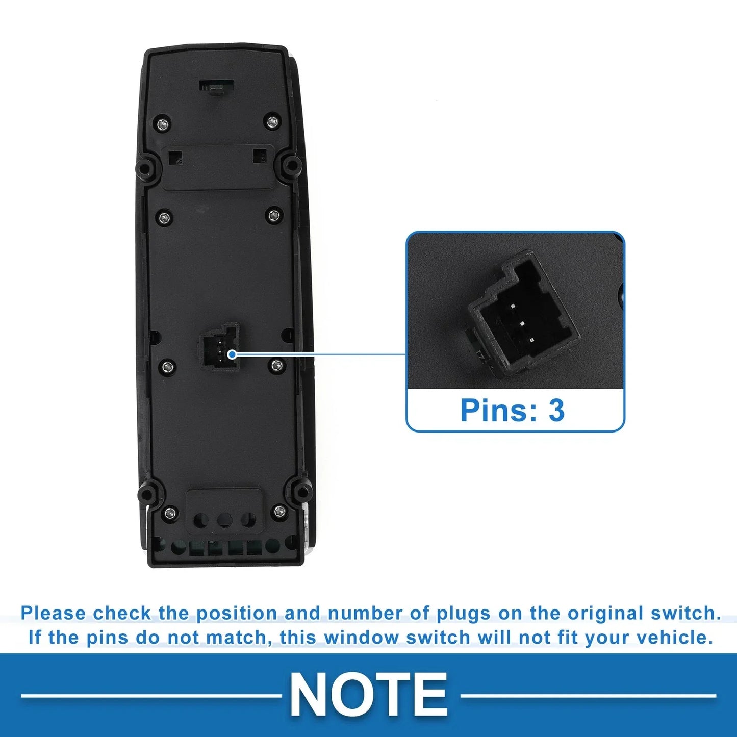 Power Window Switch for Mercedes-Benz C200 (2001-2007)