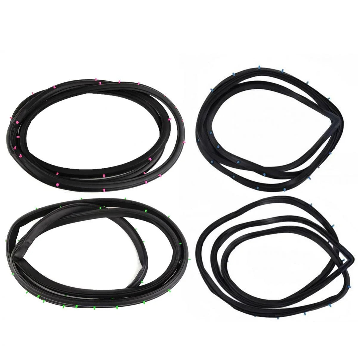 Door Rubber Weatherstrip Front Rear Set 4 Fits Isuzu D-Max TFR 4D Pickup 2003-11