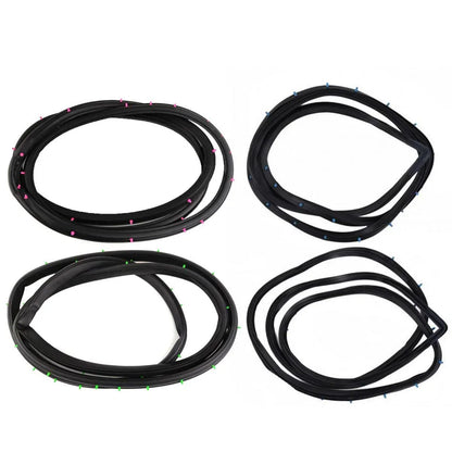 Door Rubber Weatherstrip Front Rear Set 4 Fits Isuzu D-Max TFR 4D Pickup 2003-11