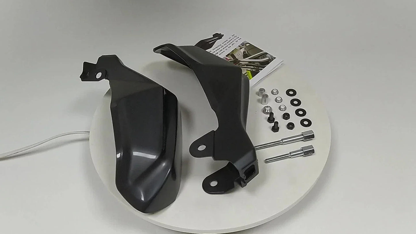 Black Handguard Cover Shield Wind Protector for Kawasaki KLX230 (2020-2024)