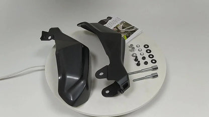 Black Handguard Cover Shield Wind Protector for Kawasaki KLX230 (2020-2024)