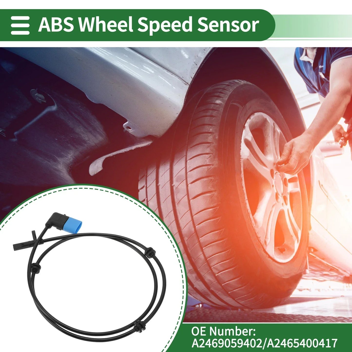 ABS Wheel Speed Sensor for Mercedes-Benz CLA250 (2014-2019)