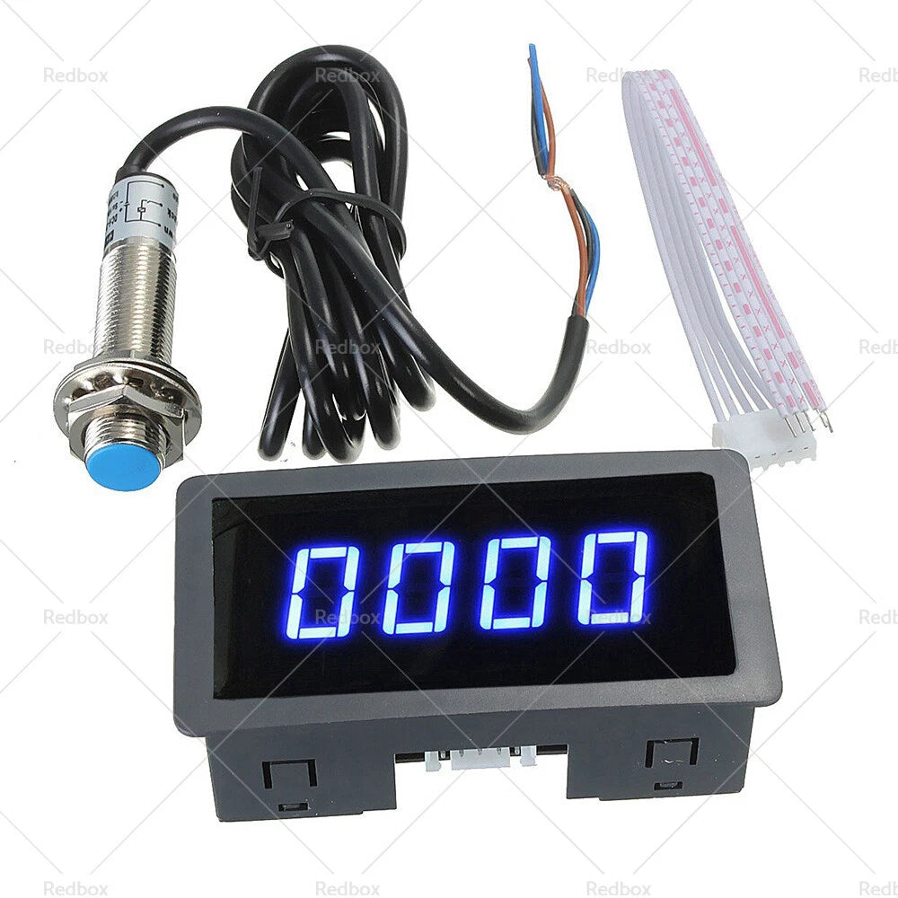 Digital LED Tachometer RPM Speed Meter Set for Car
