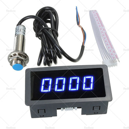 Digital LED Tachometer RPM Speed Meter Set for Car