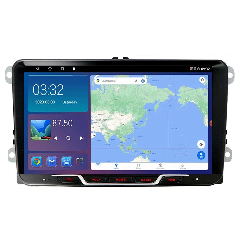 9 Inch CarPlay Android 13 Head Unit for Volkswagen Polo (2010-2014)