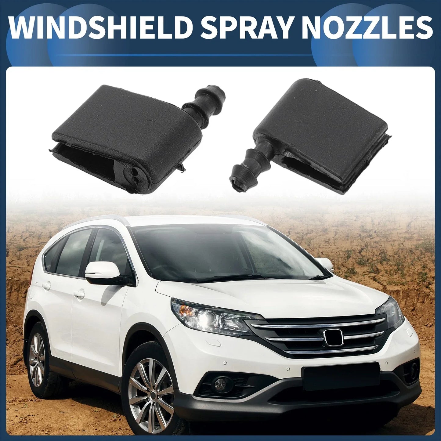 Front Windshield Washer Nozzles for Mercedes-Benz Sprinter (2010-2023)