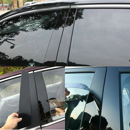 Black Door Pillar Post Cover Set for Kia Cerato K3 Forte (2014-2018)