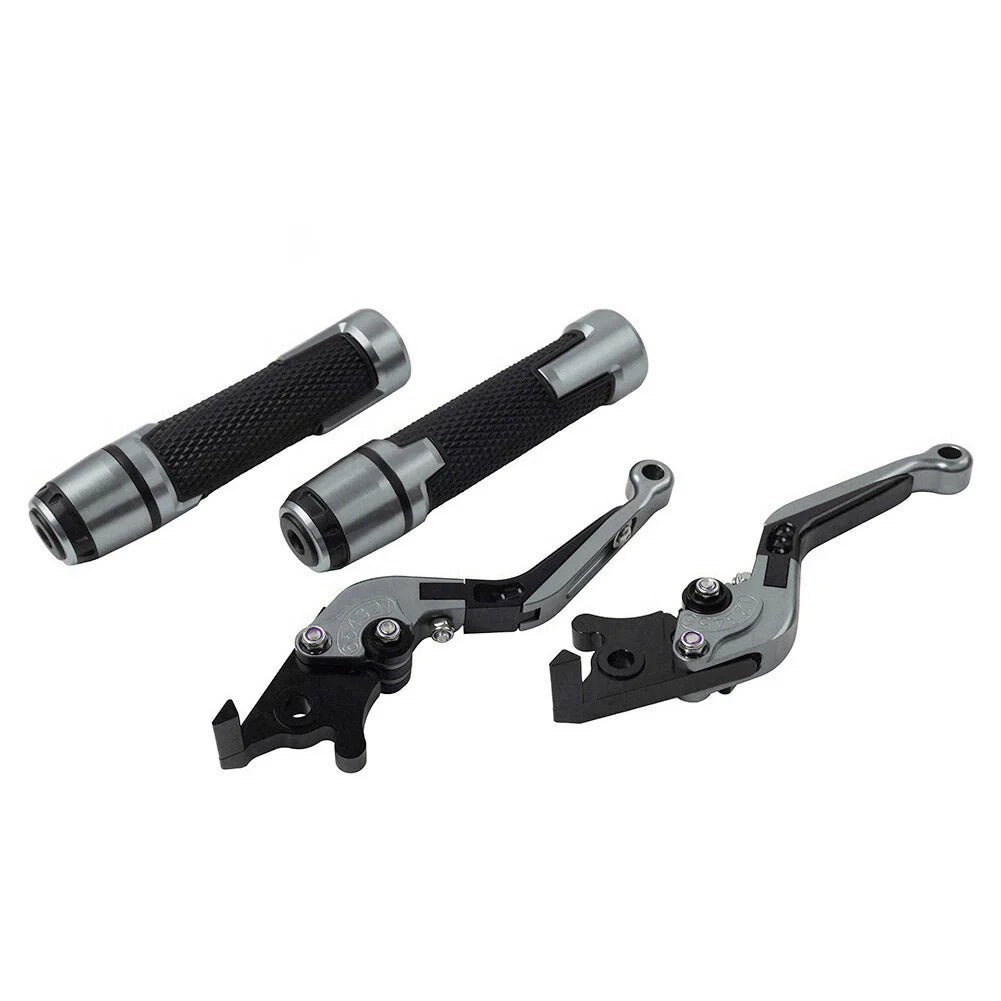 Extendable Brake Clutch Levers & Handlebar Grips for Suzuki GSXS125 (2017-2023)