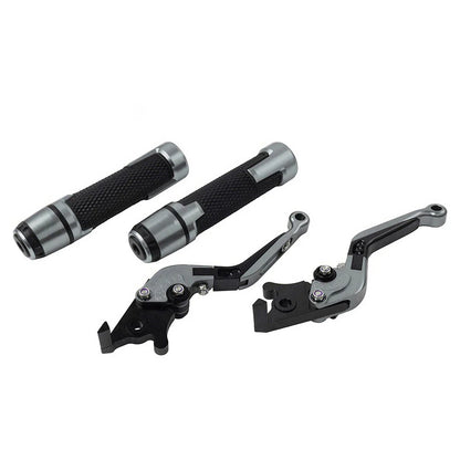 Extendable Brake Clutch Levers & Handlebar Grips for Suzuki GSXS125 (2017-2023)