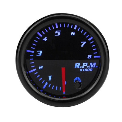 2'' 52mm Tacho Gauge Meter Tachometer 0-8000 RPM for Engine (1-10 Cylinder)