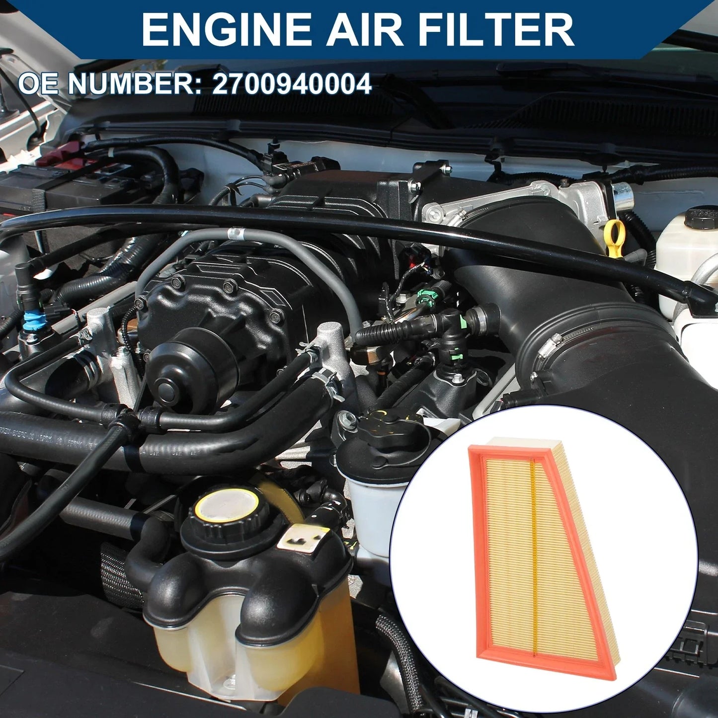 Engine Air Filter for Mercedes-Benz GLA250 2.0L (2015-2020) - 1 Pcs
