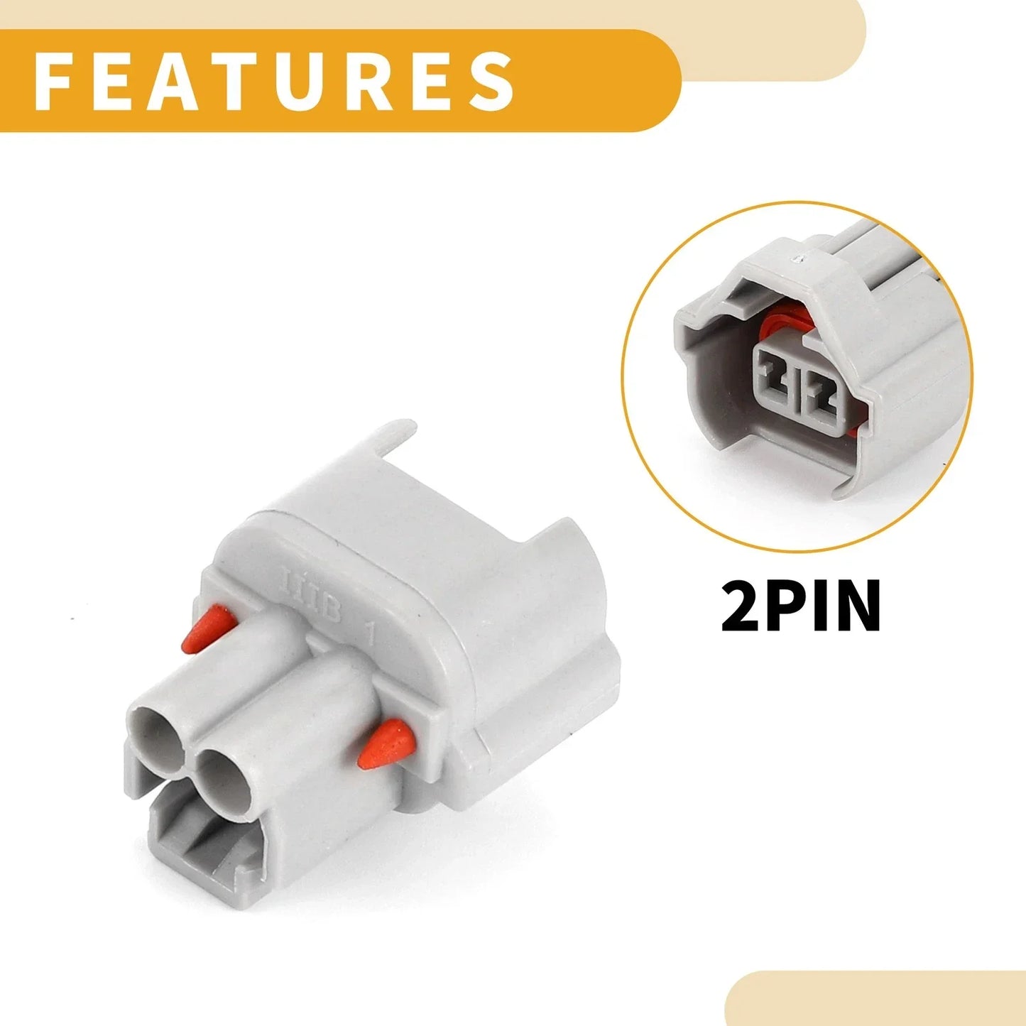 Fuel Injector Connector Plug for Hyundai Elantra Sonata Santa Fe (2011-2016)