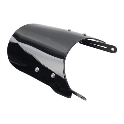 Black Windshield for MOTO GUZZI V7 Classic V9 Bobber (2016-2023)