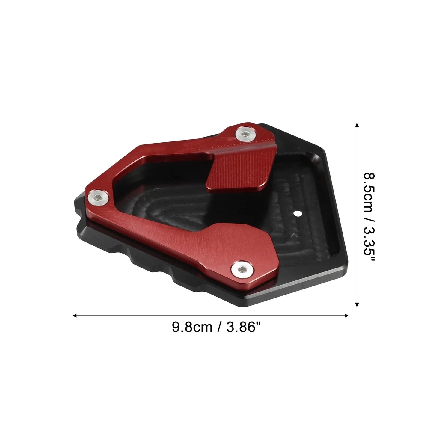 Aluminum Alloy Motorcycle Kickstand Pad for Honda NT1100 (2021-2023) Red