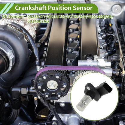 Crankshaft Position Sensor for Chrysler Cirrus (1995-2000) 1 x Black