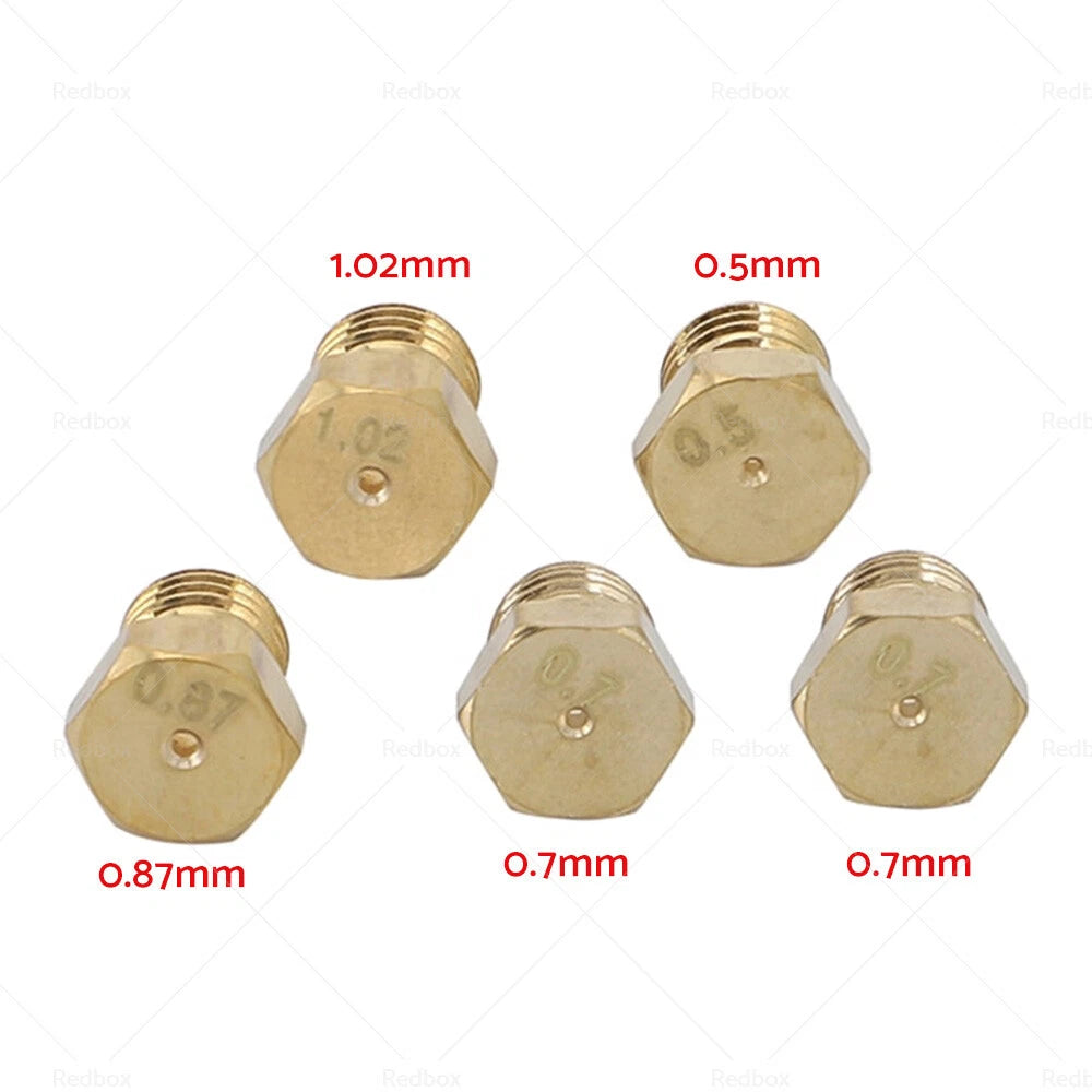 LPG Gas Jet Set 5-30PCS for Burner Hob Conversion Nozzle Injector