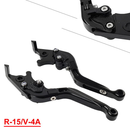 CNC Extendable Brake Clutch Levers for Yamaha YZF R1 R1M R1S R6 MT-09 (2015-2023)