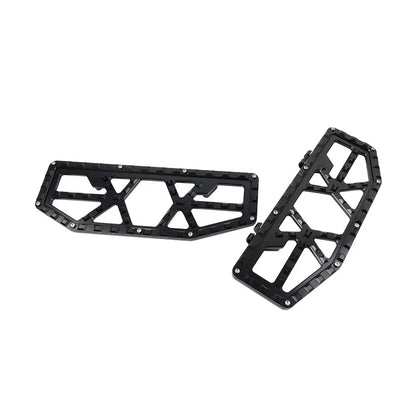 Black Rider Driver Floorboards Foot Pegs for Harley Electra Glide