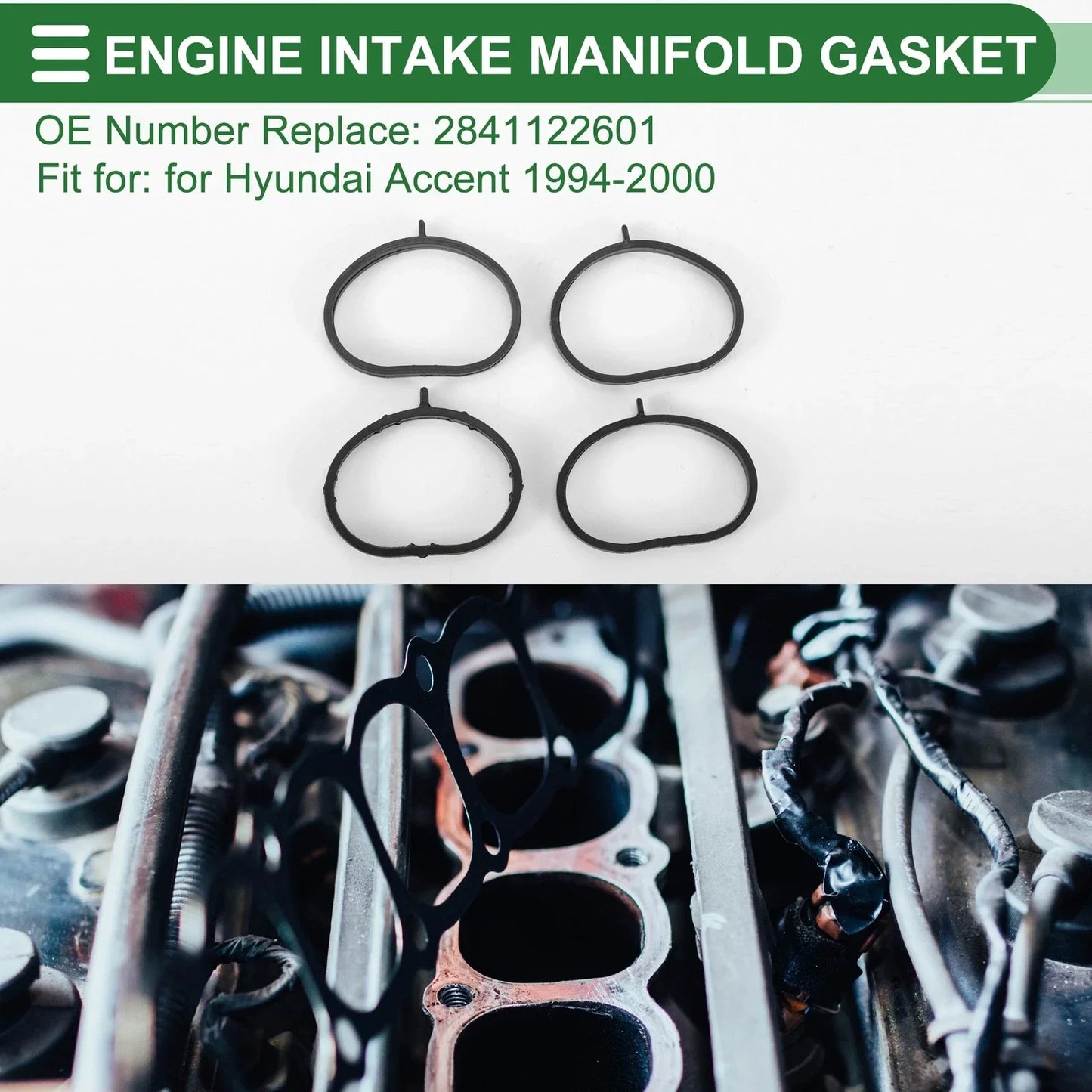 Engine Intake Manifold Gasket for Hyundai Accent (1994-2000)