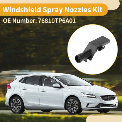 Windshield Washer Nozzle Kit 2 x for Honda Civic (2016-2023)