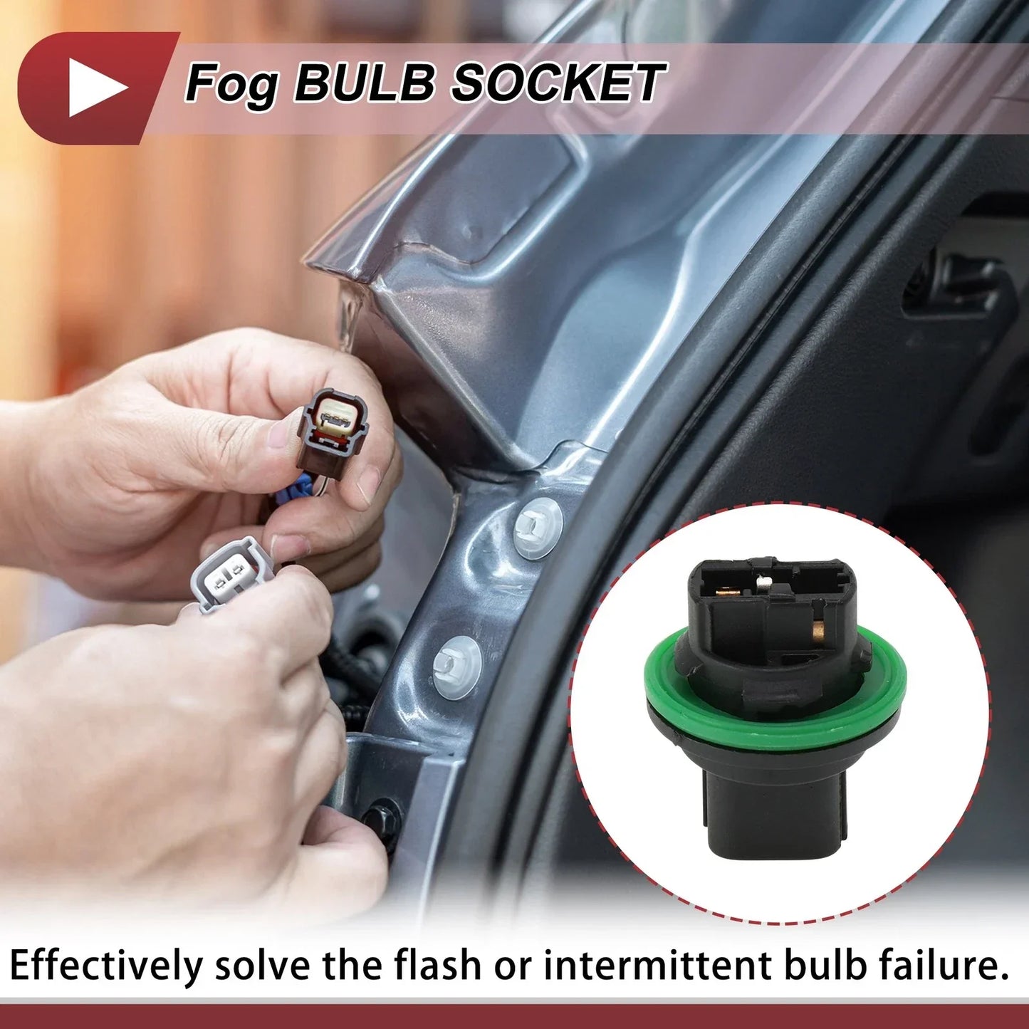 Fog Light Socket for Dodge Dart (2013-2016)