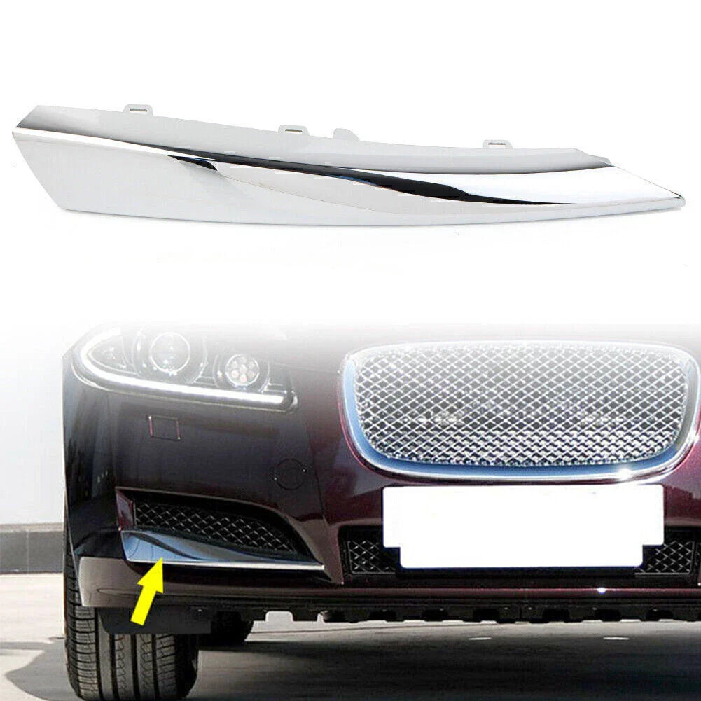 Chrome Front Grille Molding Trim for Jaguar XF (2012-2015) Right Side