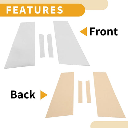 4pcs Car Pillar Window Trim Covers for Mercedes Benz CLS-Class (2005-2018)